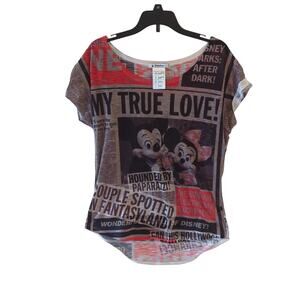 Disney Mickey Minnie True Love T-shirt, S
